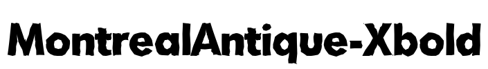 MontrealAntique-Xbold Font Image