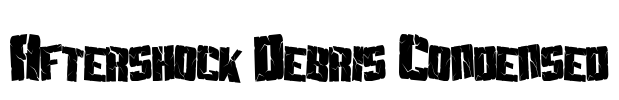 Aftershock Debris Condensed