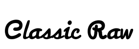 Classic Raw Font Image
