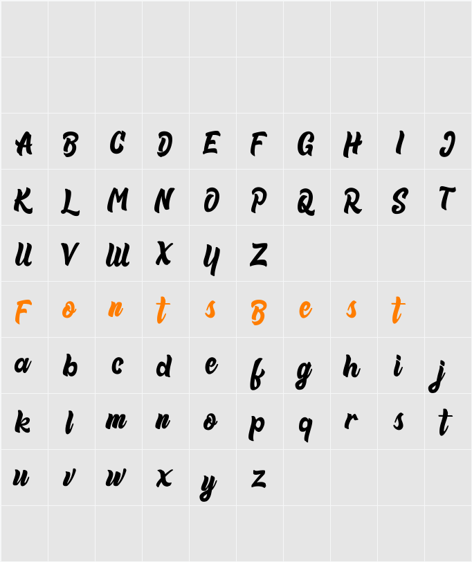 Beneth FREE Character Map