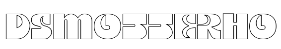 DSMotterHo Font Image