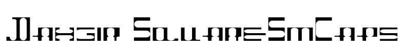 Dahgir SquareSmCaps Font Image