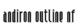 Andiron Outline NF Font Image