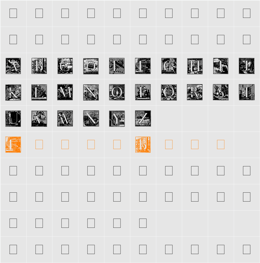 MysteriousVoyage Character Map