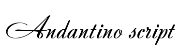 Andantino script