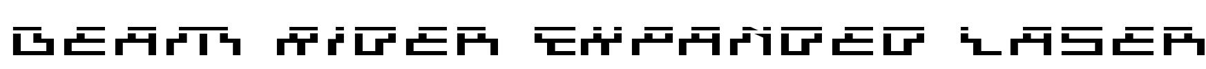 Beam Rider Expanded Laser