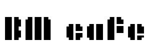 BM cafe Font Image