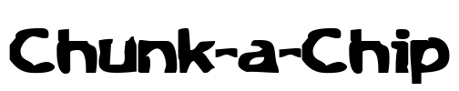 Chunk-a-Chip Font Image