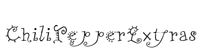 ChiliPepperExtras Font Image