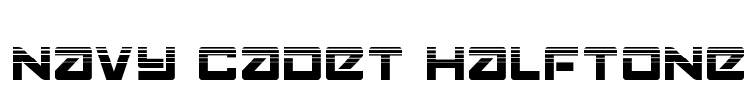 Navy Cadet Halftone