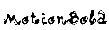 MotionBold Font Image