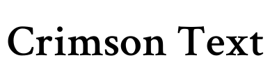 Crimson Text
