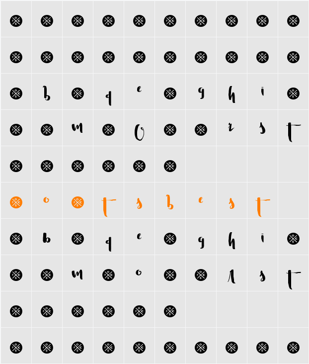 Mister Brightstride Demo Character Map