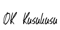 DK Kusukusu Font Image