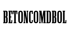 BetonComDBol Font Image