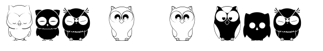 Chouette alors Font Image