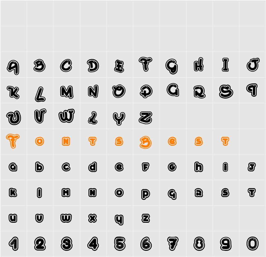 Mont Royal Character Map