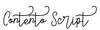Contento Script Font Image