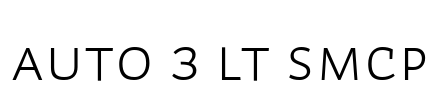 Auto 3 Lt SmCp Font Image