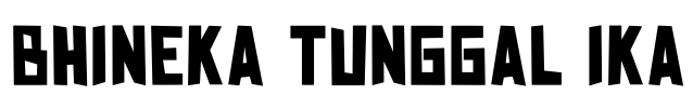 BHINEKA TUNGGAL IKA Font Image