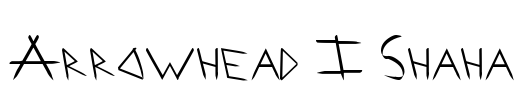Arrowhead I Shaha