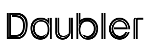 Daubler Font Image