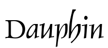 Dauphin Font Image