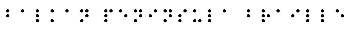 Balkan Peninsula Braille Font Image