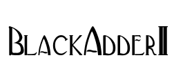 BlackAdderII Font Image