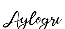 Aylogri Font Image