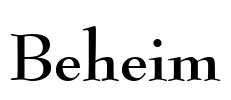 Beheim Font Image