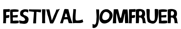 Festival Jomfruer Font Image