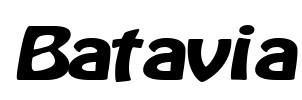 Batavia Font Image