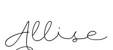 Allise Font Image