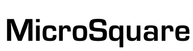 MicroSquare Font Image