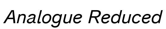 Analogue Reduced