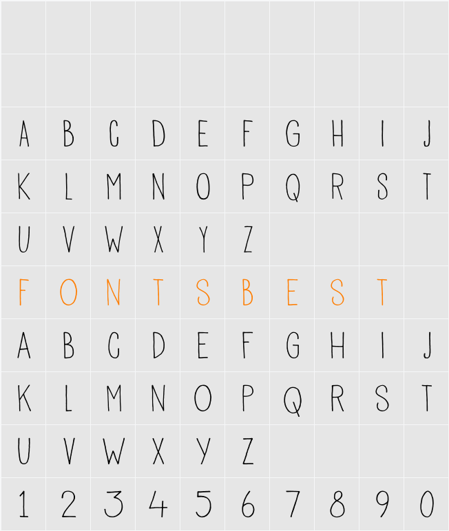 DK Pisang Character Map