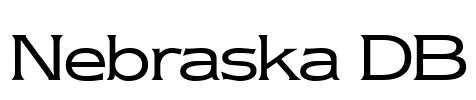 Nebraska DB Font Image