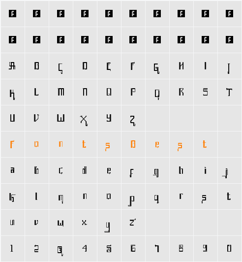 Awesome Java Character Map