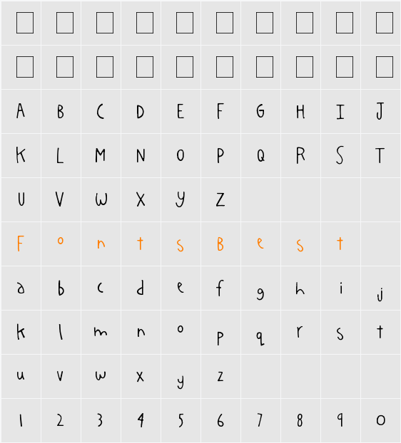 Auburn Character Map