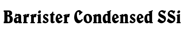 Barrister Condensed SSi