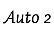 Auto 2 Font Image