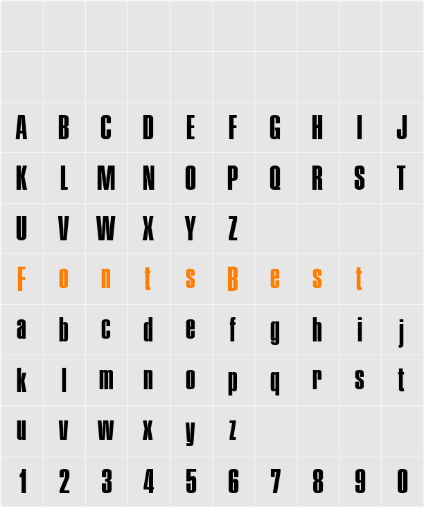 FrankBecker Character Map