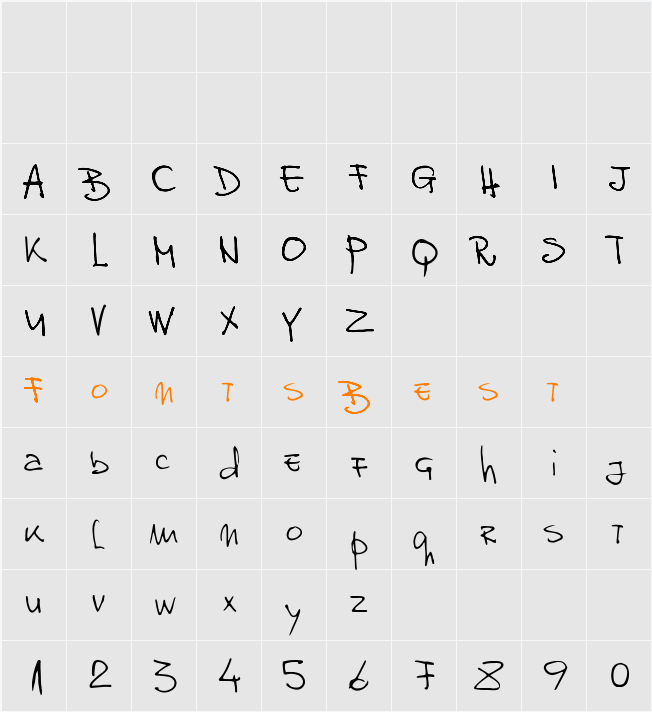 Dankos Character Map