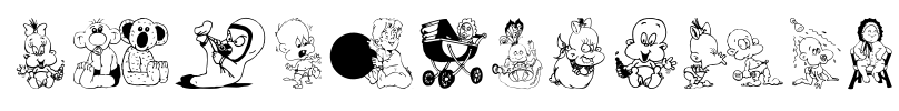 ChildrenBats Font Image