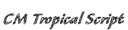 CM Tropical Script
