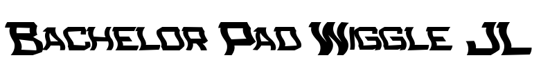 Bachelor Pad Wiggle JL Font Image