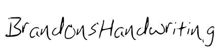 BrandonsHandwriting
