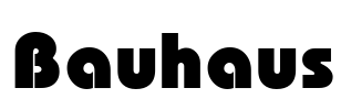 Bauhaus Font Image