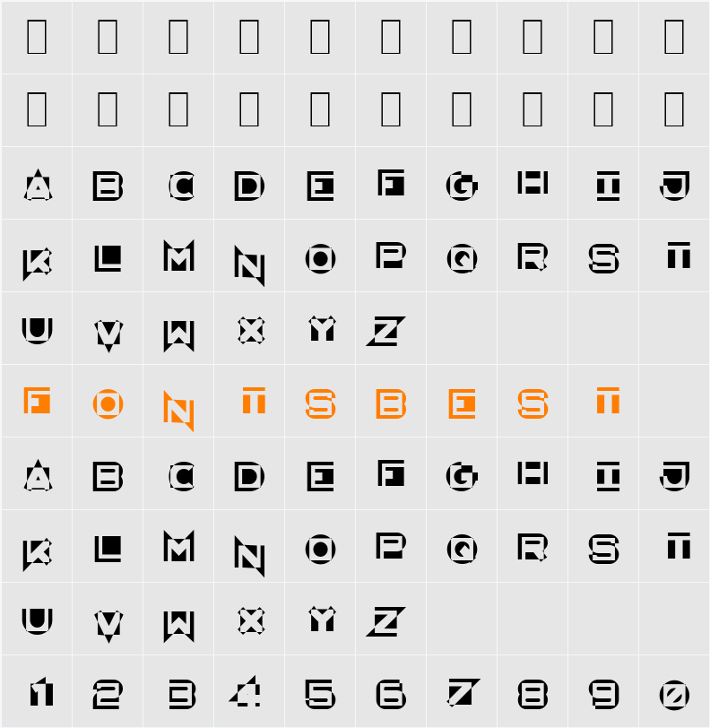 AntiMatter KG  Character Map